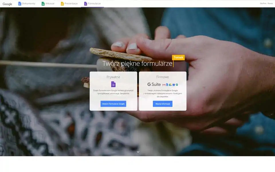 Formularze Google - proste i intuicyjne tworzenie formularzy ankiet online za darmo