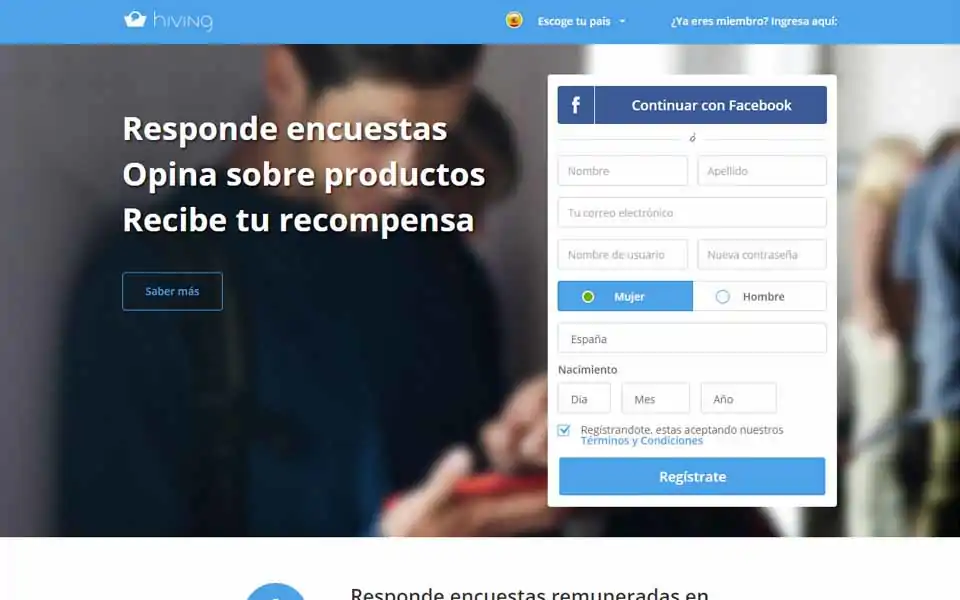 Encuestas remuneradas en línea – Gana puntos, gana dinero en Hiving - Únete a nuestra Comunidad de Consumidores, comparte tu opinión y gana dinero extra ayudando a las marcas a innovar.