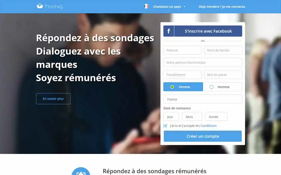 Hiving - rejoignez notre communauté de consommateurs et soyez rémunérés pour aider de grandes marques à mieux innover. Votre avis compte.