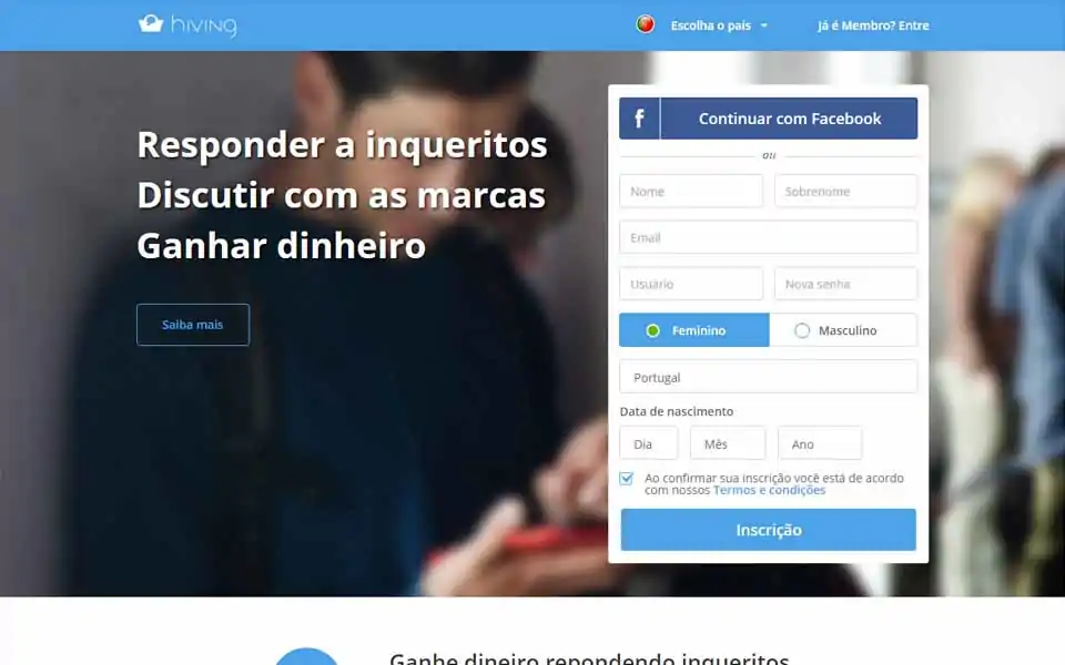 Hiving - Junte-se a nossa Comunidade de consumidores, dê a sua opinião e tenha uma renda extra ao ajudar empresas a inovarem.