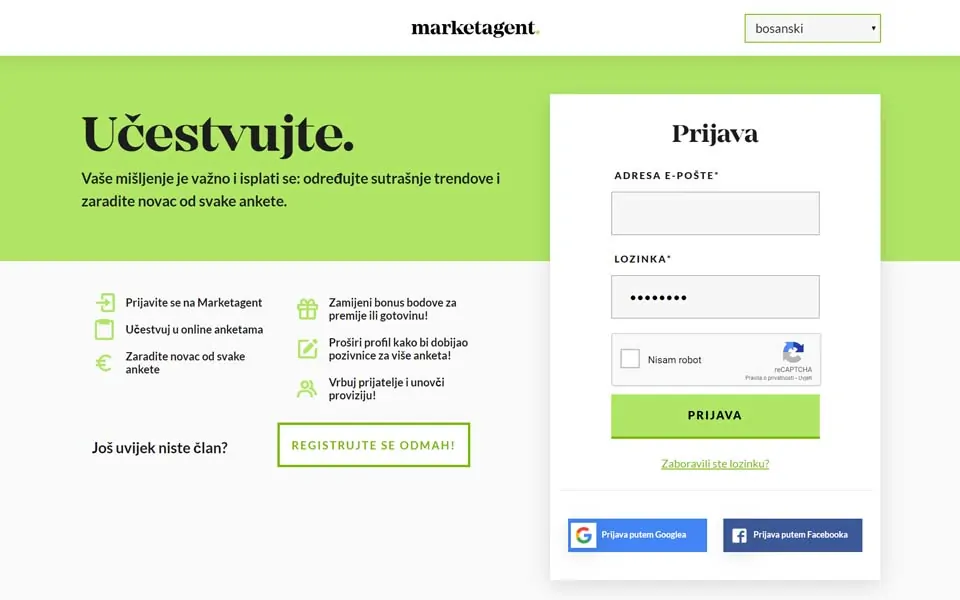 MARKETAGENT.COM – Vaše mišljenje se uvažava i isplati: Na taj način kreirate trendove sutrašnjice i zarađujete novac za svaku anketu.