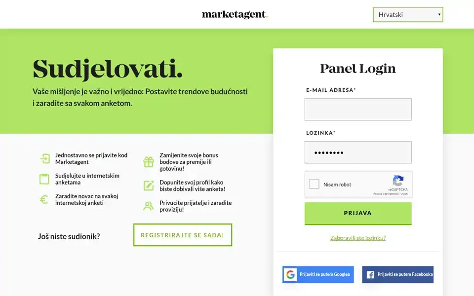 MARKETAGENT.COM – Vaše nam je mišljenje važno i isplati se: da bismo utvrdili sutrašnje trendove i zaradili novac na svakom ispitivanju.