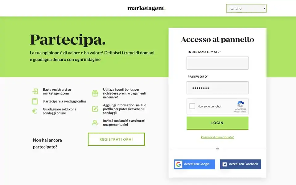 MARKETAGENT.COM – la Sua opinione non solo conta, ma vale anche!