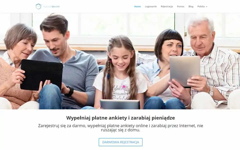 mypanellab.com to prosty sposób, aby zarabiać pieniądze nie ruszając się z domu