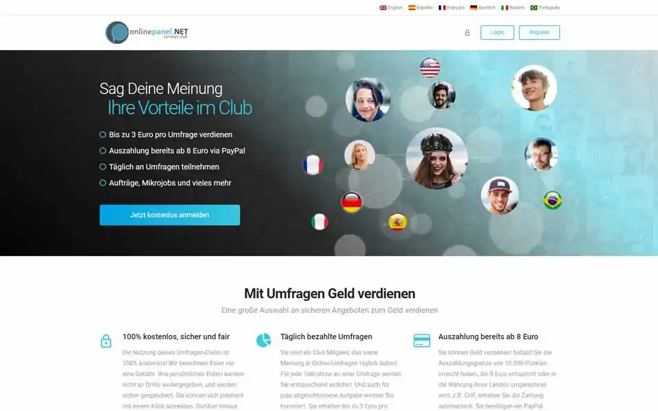 OnlinePanel - Mit Umfragen Geld verdienen. Eine große Auswahl an sicheren Angeboten zum Geld verdienen.