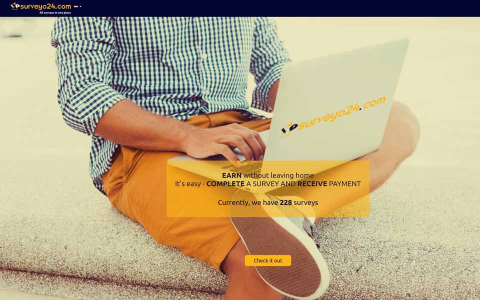 Kies snel een enquête voor jezelf uit. Om de enquête in te kunnen vullen is een registratie niet nodig. Schrijf je in voor onze service en start vandaag nog met verdienen via surveyo24.com. Kies snel een enquête voor jezelf uit. Om de enquête in te kunnen vullen is een registratie niet nodig. Schrijf je in voor onze service en start vandaag nog met verdienen via surveyo24.com.