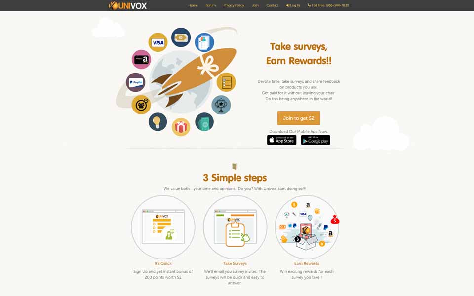 En tant que membre de la communauté Univox, chaque contribution vous permet de gagner des points de récompense que vous pourrez réclamer sous la forme de multiples options de récompense disponibles, par exemple, PayPal, Virtual Master et Amazon! En tant que membre de la communauté Univox, chaque contribution vous permet de gagner des points de récompense que vous pourrez réclamer sous la forme de multiples options de récompense disponibles, par exemple, PayPal, Virtual Master et Amazon!